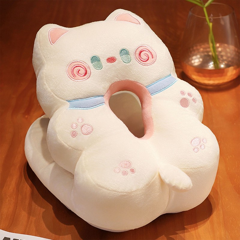 Ice Silk V Shaped Nap Pillow Napping Artifact Cute Animal