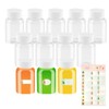 lahnao Pack of 12 100 ml Small Bottles, Reusable Shot