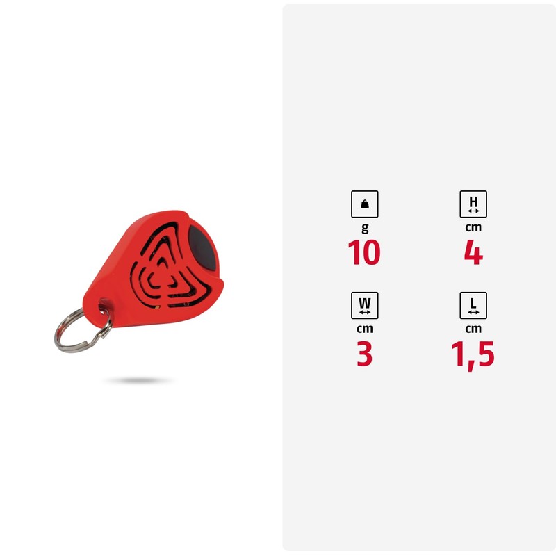 ABUS Tick Guard JC8320 Jan Universal Key Ring No Chemicals