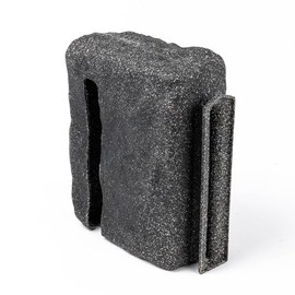 Beuta Landscape Border Right Turn BlockXL, adds True Right-Turn functionality When Used with Other Beuta BlockXL Products, 9.5 inch Tall - Charcoal