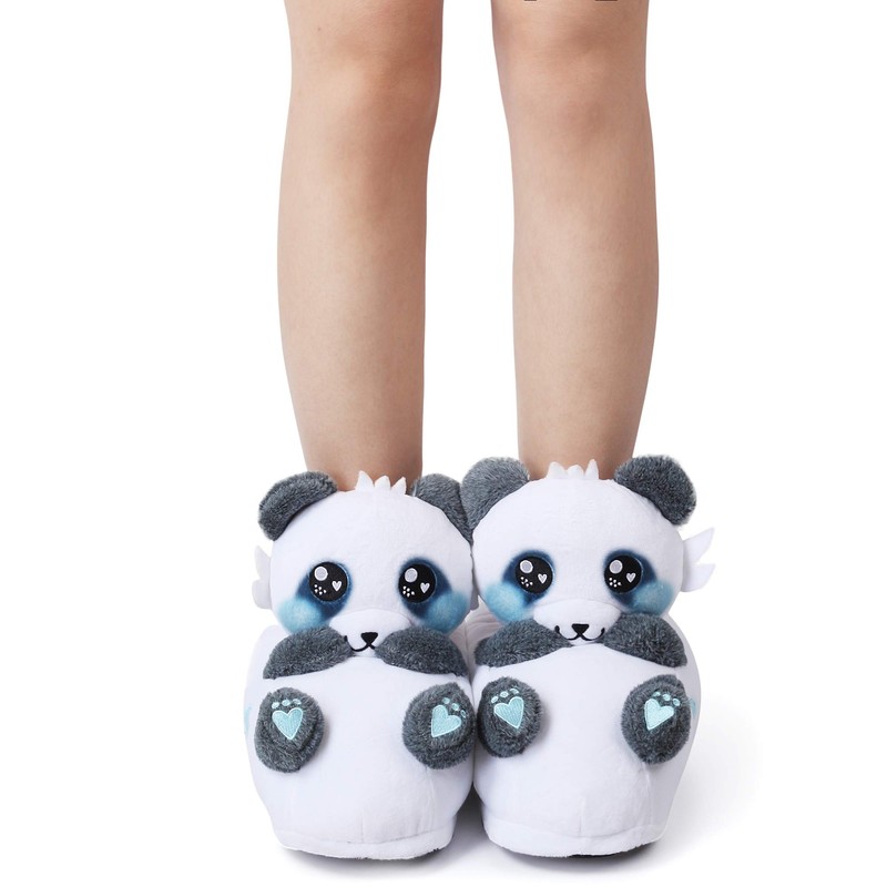 Corimori Cute Plush Slippers (10+ Designs) Panda ‘Mei’ Slippers, Sizes
