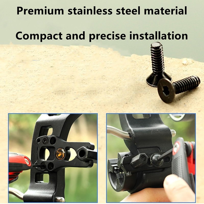 Duoduole 2 Pieces Bow Sight Screw Adapter for Compound Bows,