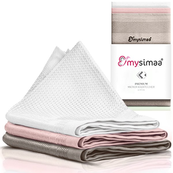 mysimaa® Cleaning Cloths, Premium Professional Microfibre All-Purpose Cleaning Cloths without