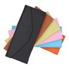 Estuche adorable para anteojos de cuero de color sólido