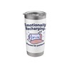 Emotionally Recharging Battery Mental Health Stainless Steel Insulated Tumbler