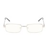 Readers.com Reading Glasses: The Dash Blue Light Reader, Metal rectangle