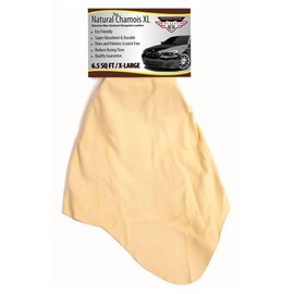 EVER NEW Natural Chamois XL Mega Size (6.5 sq ft) Automotive® Premium New Zealand Sheepskin for Car Boats and RV! Amazing Renewable Resource! …