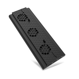 Operitacx Cooling Fan Vertical Consoles Cooler Fan Consoles Stand Fan for Game Console Temperature One Gamer Holder Black