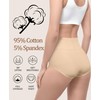 ZENUTA Cotton Underwear for Women High Waist Full Coverage Briefs