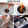 6 PCS Drain unblocker Tools, Shower Drain Unblocker, Multifunctional Sink