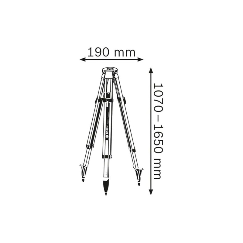 Bosch 601091300 Building Tripod Bt 170 Hd