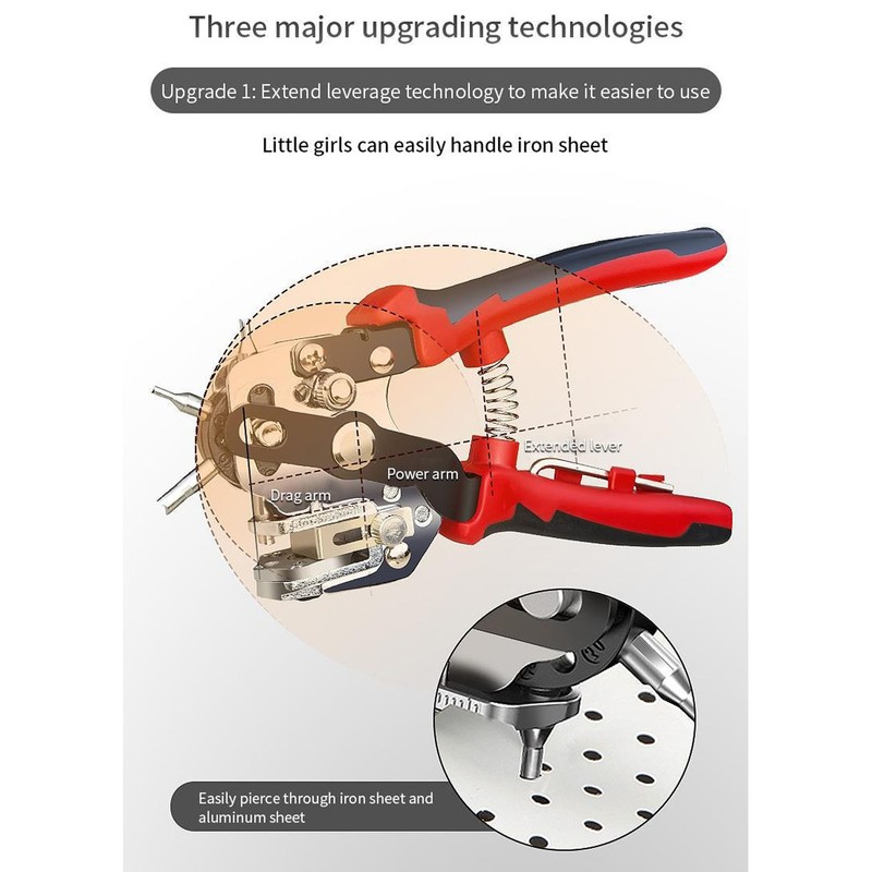 Leather Hole Puncher Punch Plier for Belts Watch Bands Handbag