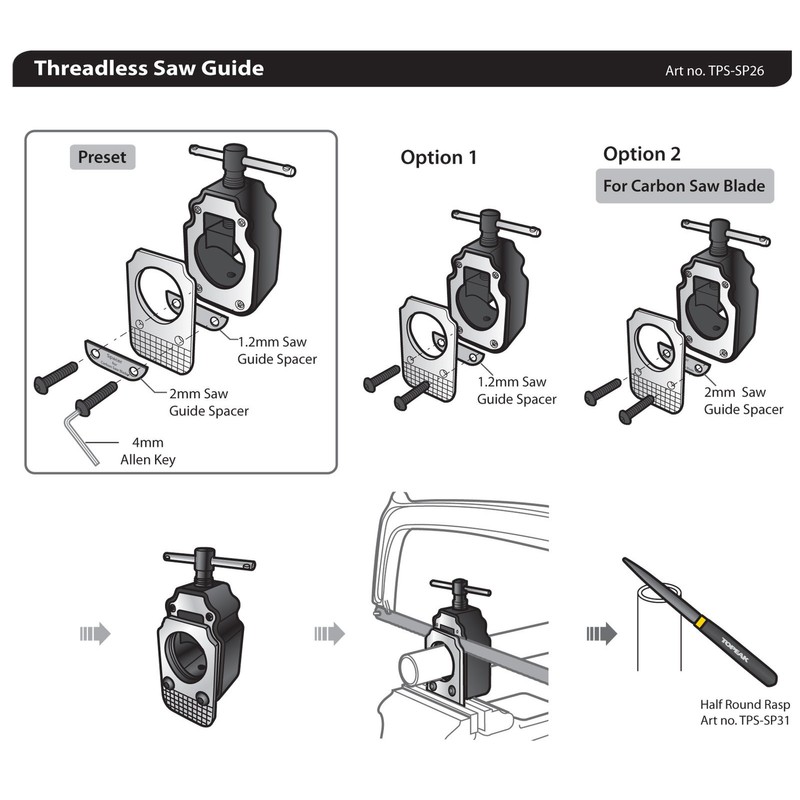 Topeak Threadless Saw Guide