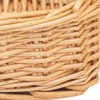 HDKJ Rectangle Small Wicker Baskets for Sundries 3pcs Storage Bins