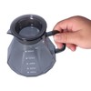Tomotato Glass Coffee Pot, 400 ml/600 ml, Heat-Resistant Coffee Server,