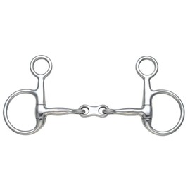Shires Equestrian - Hanging Cheek French Link Snaffle - S/steel - Size: 51/2
