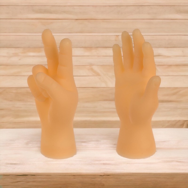 Set of 6 Finger Puppets Hand Gestures Funny Finger Puppets