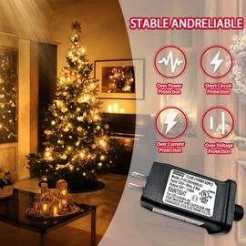 30V 0.8A 24W LED Controller Steady On Mode, JT-DC300V0800-G1 Class 2 Power Supply Transformer, Low Voltage Transformer US Plug for LED Light (30V0.8A)