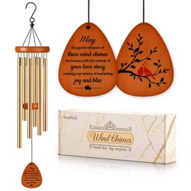 SteadStyle Happy Anniversary Decorations for Couples, Parents, Husband, Wife, Wedding Anniversary Keepsake Wind Chimes