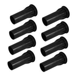 SHOWERORO 8pcs Speaker Bass Port Tubes Durable Plastic Speaker Vent Tube for Subwoofer Enclosure Opening Black Optimized Sound Clarity for Home Theater