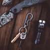 KeyUnity KM01 Titanium Bottle Opener Key Chain, Rustproof, Lightweight, Bottle