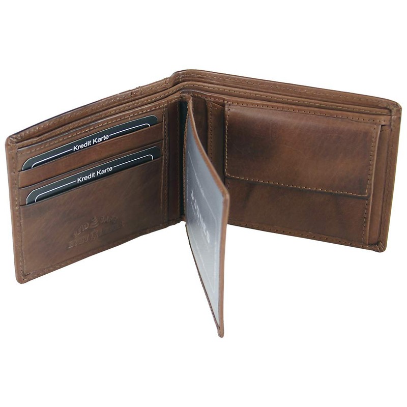 J JONES JENNIFER JONES Mens Genuine Leather Wallet with RFID