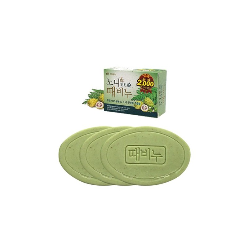 무궁화 때비누 3개 세수비누 Mugunghwa Cleansing Soap 3 Pieces