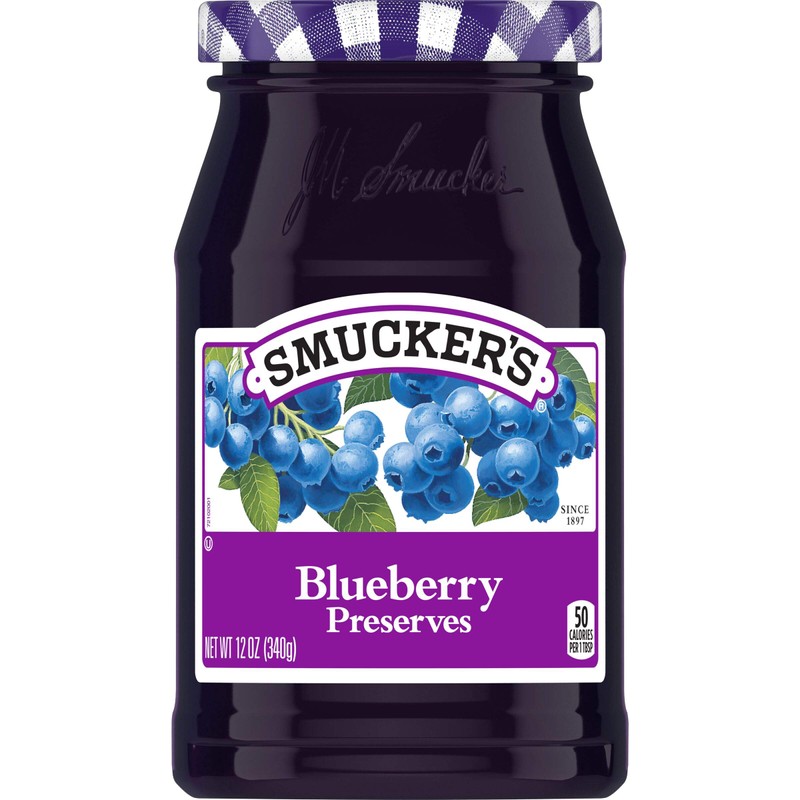 Smucker's Blueberry Preserves, 12 Ounces