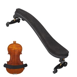 Violin Shoulder Rest for 4/4 and 3/4 Size, Collapsible and Height Adjustable Feet Universal Type Violin Parts Soft Easy to use, High Strength Sponge