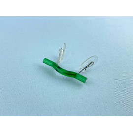 Transparent Original Universal Nose Bridges & Comfort Pads for Switch It! Glasses - Perfect Fit, Skin-friendly, Durable, Green 734