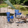 Nazhura Nazhura 2 Pack Outdoor Camping Chairs Folding/Foldable/Portable with Cooler