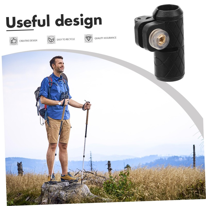 OHPHCALL Hiking Cane External Fastener Clip Trekking Pole Accessory for