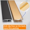 10 Pcs Aluminium Alloy T Molding Floor Transition Strip 48"