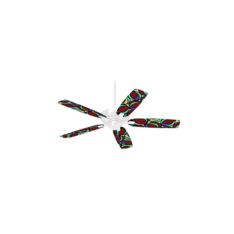 Crazy Dots 04 - Ceiling Fan Skin Kit fits most
