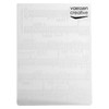 Vaessen Creative Embossing folder sheet music, 5.7 x 4.25 x