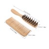 Ipetboom 2pcs Bristle Comb Set Hair Accessory Dry Hair Brush