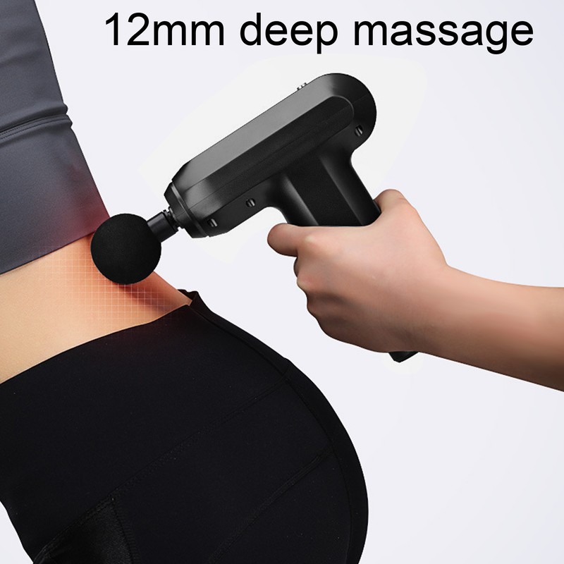 Fascia Massage Gun Electric Deep Tissue Muscle Relaxation Percussion Massager