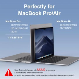 MOKiN Docking Station for MacBook Pro Air,USB C Docking Station Dual Monitor,Dual H...