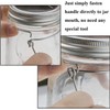 Decorman 12 Pack Stainless Steel Wire Handles (Handle-Ease) Mason Jar