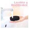 Universo en Linea Limpia Brochas En Seco Maquillaje Estuche Esponja