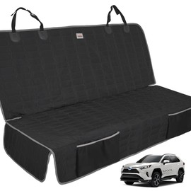 Reliadura Bench Seat Covers for SUV, Nonslip Back Seat Cover for Dog,Waterproof Dog Seat Cover for SUV RAV4