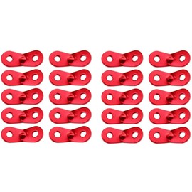 Aluminum Alloy Tent Camping Accessories for Wind Rope Cord Lock Buckles Adjustable Buckle 2 Hole Tensioners Lock Buckles