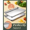 Baking Sheet Set of 2, Commercial Grade Stainless Steel Cookie