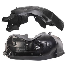 TRQ Front Inner Fender Liner Set Compatible with 1998-2002 Lincoln Town Car FO1246111 FO1247111