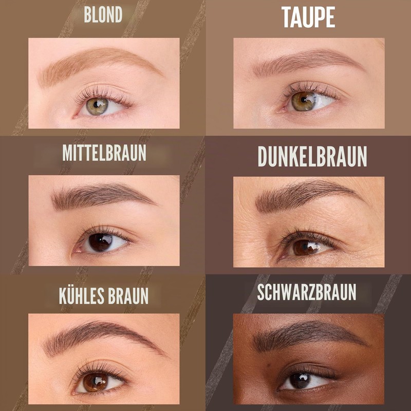 Maybelline New York Brow Ultra Slim eyebrow pencil, retractable, high-precision