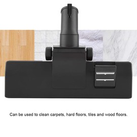 Cepillo de Aspiradora Universal de Repuesto de 32 Mm, Cabezal de Cepillo Turbo de Suelo Liso de Parquet de Repuesto para la Mayoría de las Aspiradoras