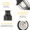 Lamomo Dusk to Dawn Outdoor Post Lights, Waterproof Aluminum Lamp