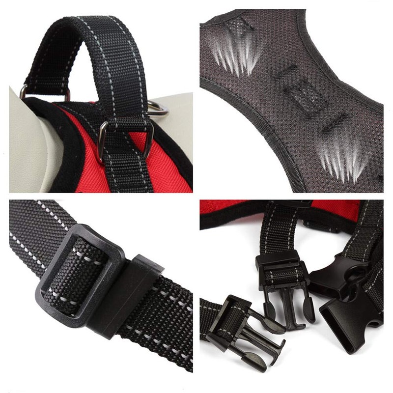 No Pull Dog Harness Outdoor Adventure Pet Vest with Handle