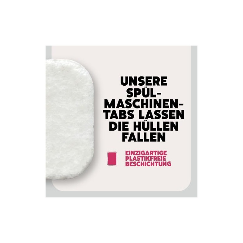 Ecover Zero Dishwasher Tablets with Dishwasher Salt and Rinse Aid,