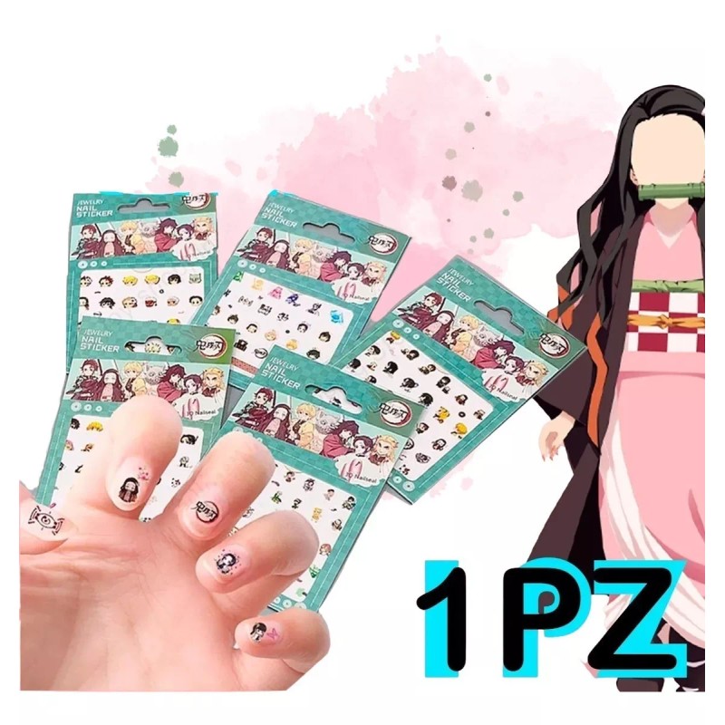 Universo en Linea Pegatina Para Uñas Kimetsu No Yaiba Etiquetas